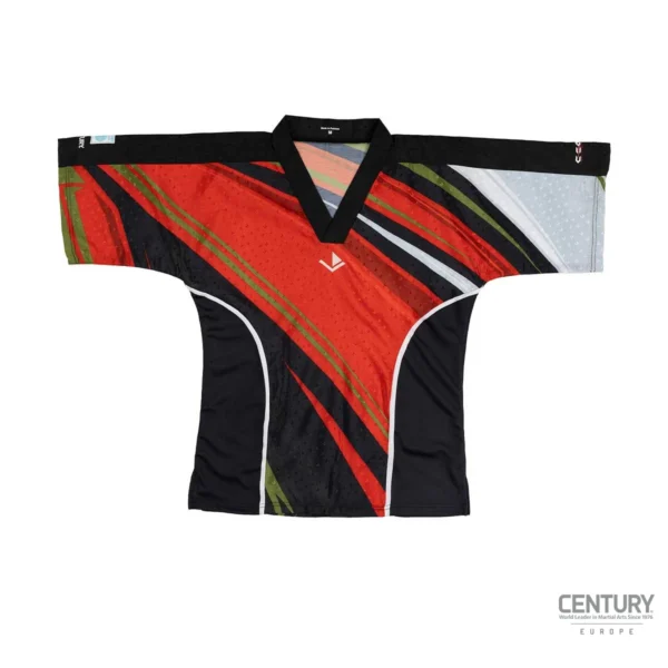 C_Gear_Integrity_felso_piros 2.0 C-GEAR Integrity egyenruha felső WAKO Approved