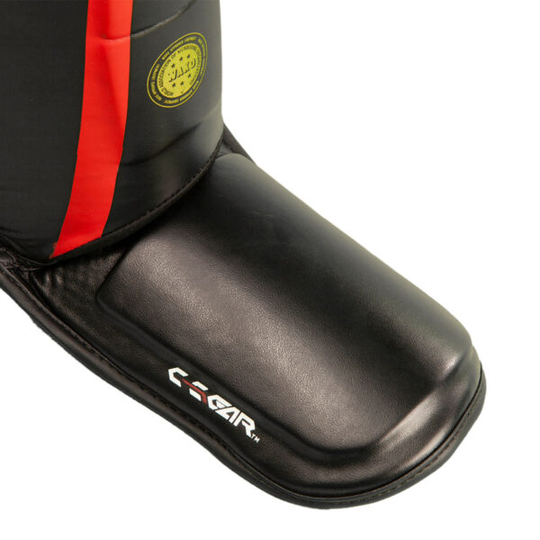 Schienbein Spannschutz C-GEAR Determination WAKO zertifiziert - 6 C-GEAR Determination lábfejes sípcsontvédő - WAKO Approved